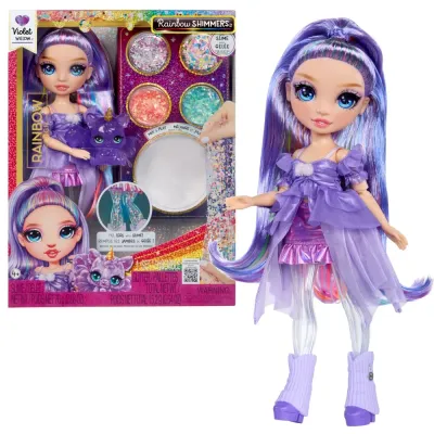MGA Entertainment 122395 122425 — Кукла Rainbow High Виолет Rainbow Shimmers со слаймом 122425