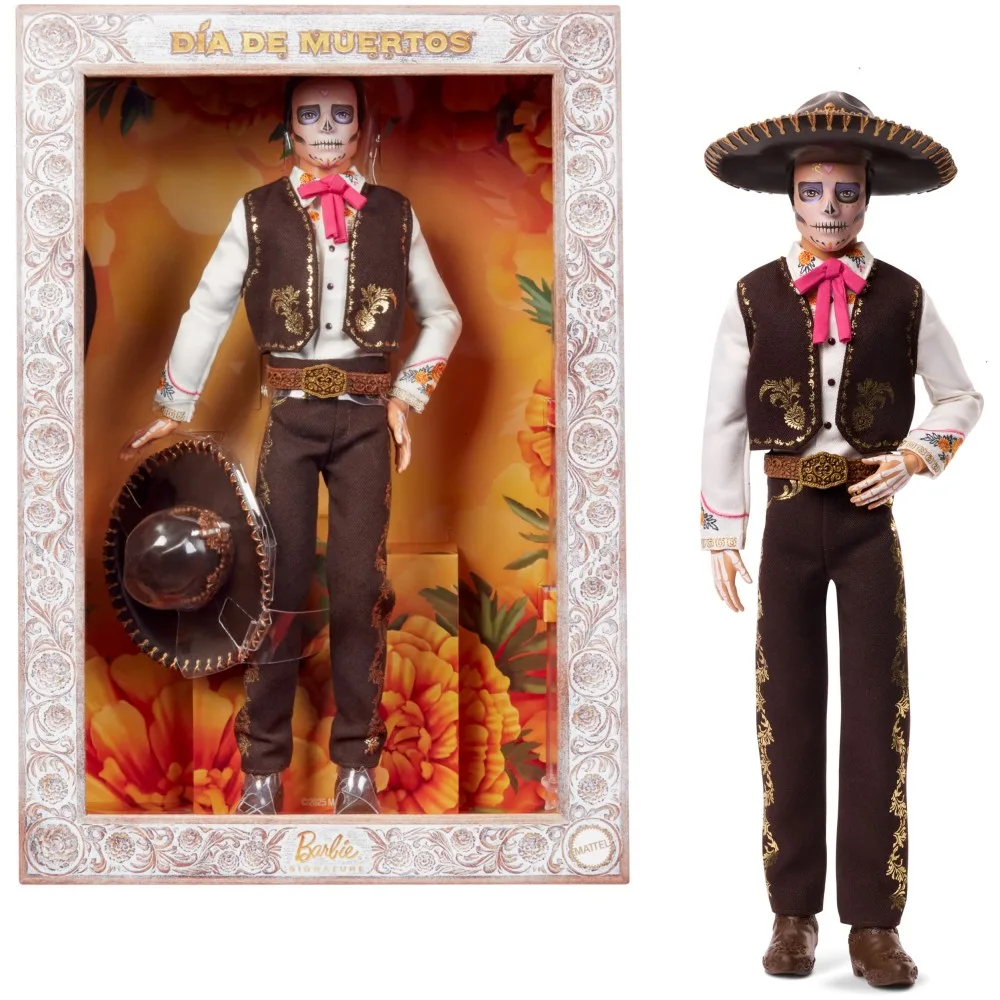 Mattel JBJ06 — Коллекционная кукла Barbie Signature Ken Dia De Muertos 2025 JBJ06