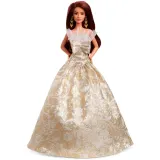 Mattel JBH97 — Коллекционная кукла Barbie Signature Рождественская шатенка JBH97 — фото 2