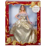Mattel JBH95 — Коллекционная кукла Barbie Signature Рождественская блондинка JBH95 — фото 1