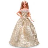 Mattel JBH95 — Коллекционная кукла Barbie Signature Рождественская блондинка JBH95 — фото 2