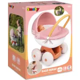 Коляска-люлька с капюшоном Smoby Baby Nurse 220395 для куклы до 42 см 220395 — фото 1