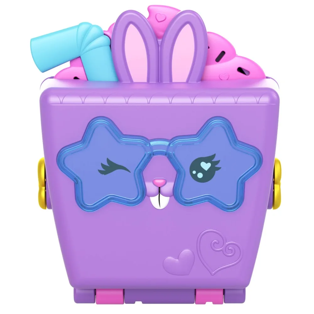 Mattel HRD69 HRD71 — Компактный игровой набор Polly Pocket Закуски с куколкой HRD71
