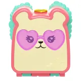 Mattel HRD69 HRD70 — Компактный игровой набор Polly Pocket Закуски с куколкой HRD70 — фото 2
