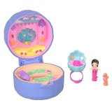 Mattel JCB24 JFC12 — Компактный игровой набор Polly Pocket Ракушка с колечком и куколкой JFC12 — фото 2