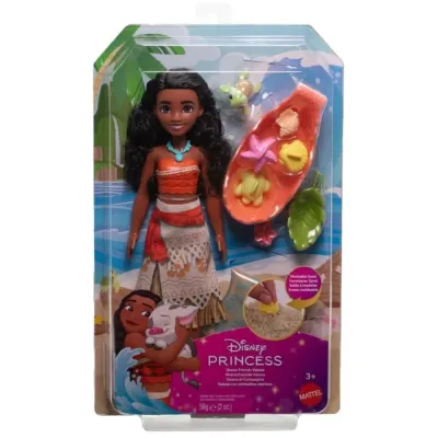 Mattel JFC40 JFT12 — Игровой набор Disney Принцесса Друзья океана с куклой Моаной JFT12