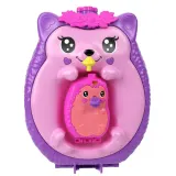 Mattel GKJ63 JBJ91 — Компактный игровой набор Polly Pocket Семья ёжиков в сумочке с аксессуарами JBJ91 — фото 3