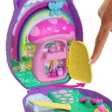 Mattel GKJ63 JBJ91 — Компактный игровой набор Polly Pocket Семья ёжиков в сумочке с аксессуарами JBJ91 — фото 4