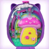 Mattel GKJ63 JBJ91 — Компактный игровой набор Polly Pocket Семья ёжиков в сумочке с аксессуарами JBJ91 — фото 7