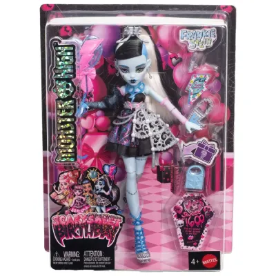 Mattel JBG73 JBG75 — Кукла Monster High Франки Штейн Жуткосладкий день рождения с аксессуарами JBG75