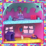 Mattel JFT91 — Игровой набор Polly Pocket Домик Ледяной десерт с 2 куколками и 25 аксессуарами JFT91 — фото 5
