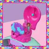 Mattel JFT91 — Игровой набор Polly Pocket Домик Ледяной десерт с 2 куколками и 25 аксессуарами JFT91 — фото 6