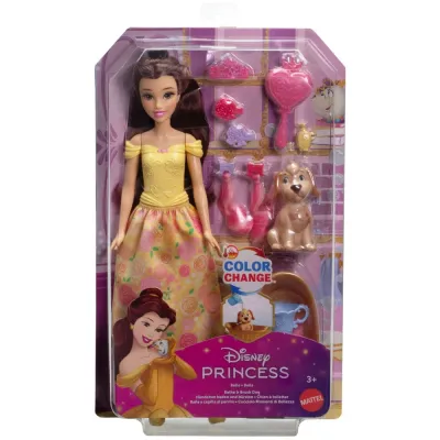 Mattel JFC42 — Кукла Disney Принцесса Белль с щенком и аксессуарами JFC42