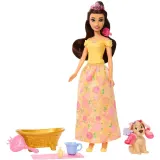 Mattel JFC42 — Кукла Disney Принцесса Белль с щенком и аксессуарами JFC42 — фото 2