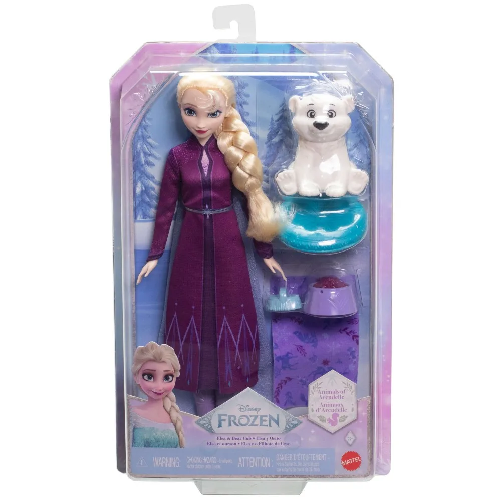 Mattel JFG16 — Кукла Disney Холодное сердце Принцесса Эльза с медвежонком JFG16