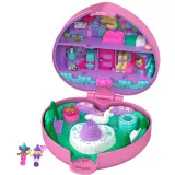 Mattel HWP20 — Компактный игровой набор Polly Pocket со штампом-сувениром и 2 куколками HWP20 — фото 2