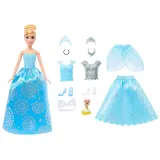 Mattel HMK52 JCR96 — Кукла Disney Принцесса Золушка Модные сюрпризы с аксессуарами JCR96 — фото 4