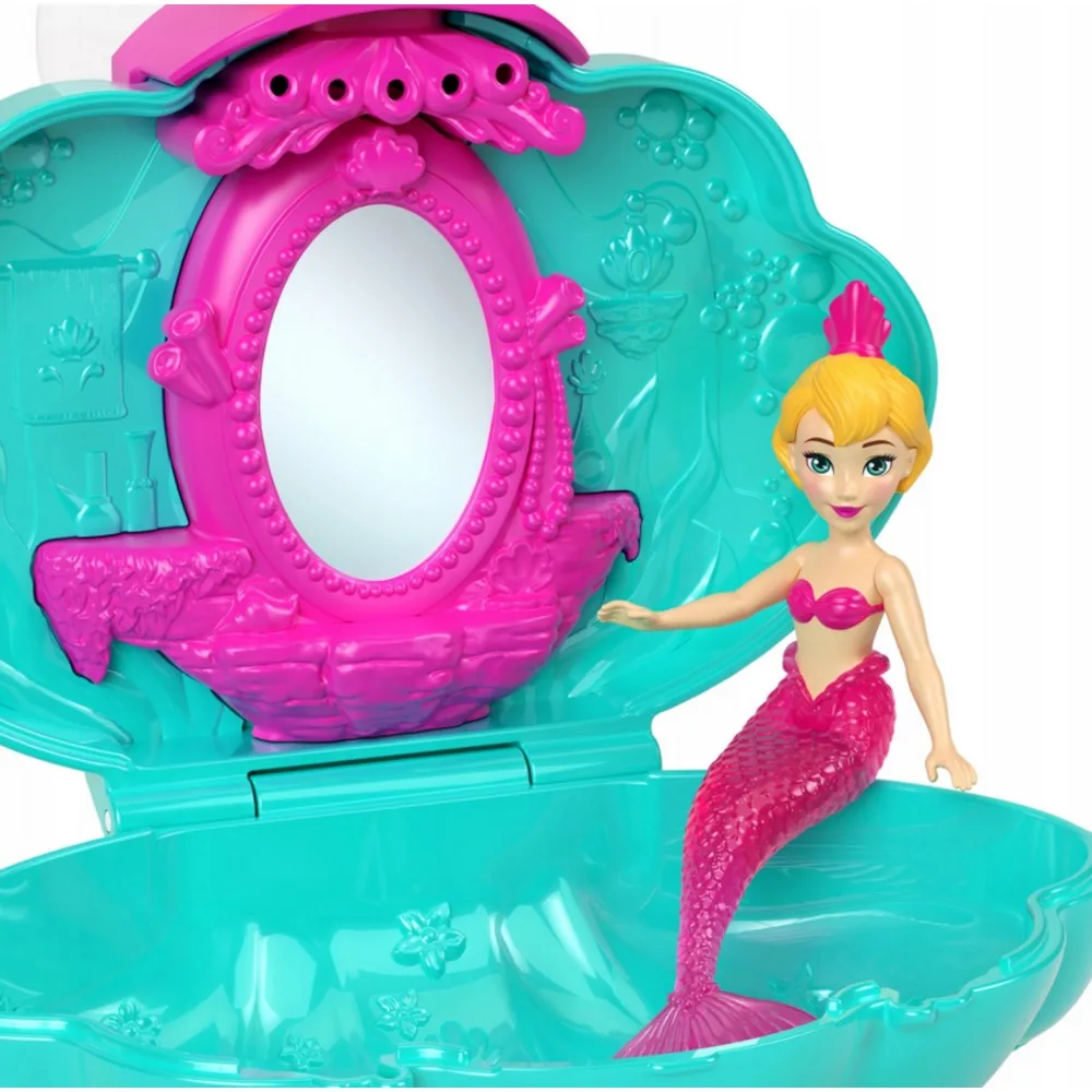 Mattel JBL34 A — Игровой набор Disney Принцесса Русалочка в розовой ракушке с куколкой JBL34