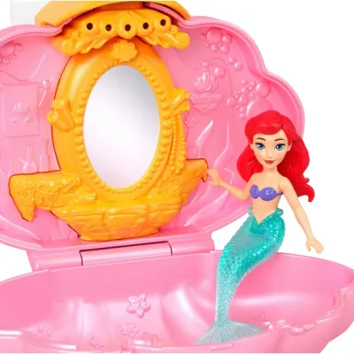 Mattel JBL34 B — Игровой набор Disney Принцесса Русалочка в бирюзовой ракушке с куколкой JBL34
