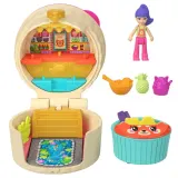 Mattel JCR44 — Компактный набор-сюрприз Polly Pocket Закуска с куколкой JCR44 — фото 3