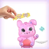 Mattel JFG56 JCR40 — Компактный игровой набор Polly Pocket Кроличье чаепитие с куколкой и аксессуарами JCR40 — фото 7
