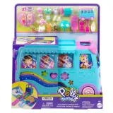 Mattel JCC22 — Игровой набор Polly Pocket Фургон-кемпер трансформер с аксессуарами JCC22 — фото 1