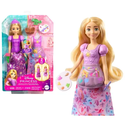Mattel JBG08 JBG09 — Кукла Disney Принцесса Рапунцель 2-в-1 с аксессуарами JBG09