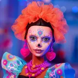 Barbie Signature - Коллекционная кукла Dia De Muertos HRM72 — фото 4