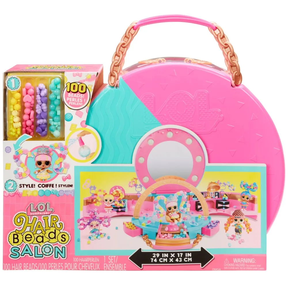 MGA Entertainment 120995 — Игровой набор L.O.L. Surprise Парикмахерский салон Hair Beads с аксессуарами 120995