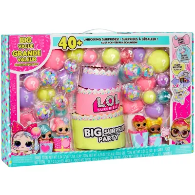 MGA Entertainment 120957 — Набор-сюрприз L.O.L. Surprise Big Surprise Party с 4 куколками и 40 аксессуарами 120957