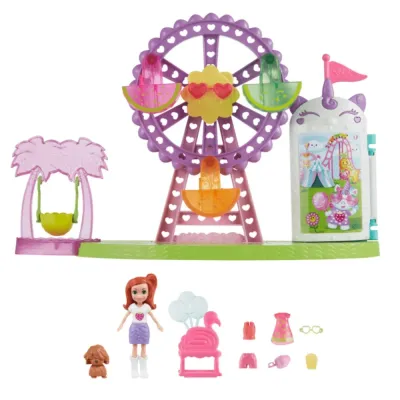 Polly Pocket - Тропический городок веселья Набор с куклой и аксессуарами HWP25