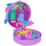 Polly Pocket - Аквариум Дельфина Компактный набор + 2 куколки + аксессуары HWN96 — фото 3
