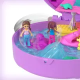 Polly Pocket - Аквариум Дельфина Компактный набор + 2 куколки + аксессуары HWN96 — фото 5