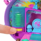 Polly Pocket - Аквариум Дельфина Компактный набор + 2 куколки + аксессуары HWN96 — фото 7