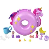 Mattel FRY35 HKV34 — Компактный игровой набор Polly Pocket Бассейн единорога с 2 куколками и аксессуарами HKV34 — фото 2