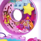 Mattel FRY35 HKV34 — Компактный игровой набор Polly Pocket Бассейн единорога с 2 куколками и аксессуарами HKV34 — фото 3