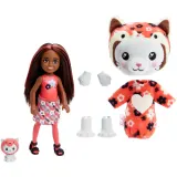 Mattel HRK27 HRK28 — Мини-кукла-сюрприз Barbie Cutie Reveal Челси Котёнок-Панда с питомцем HRK28 — фото 5
