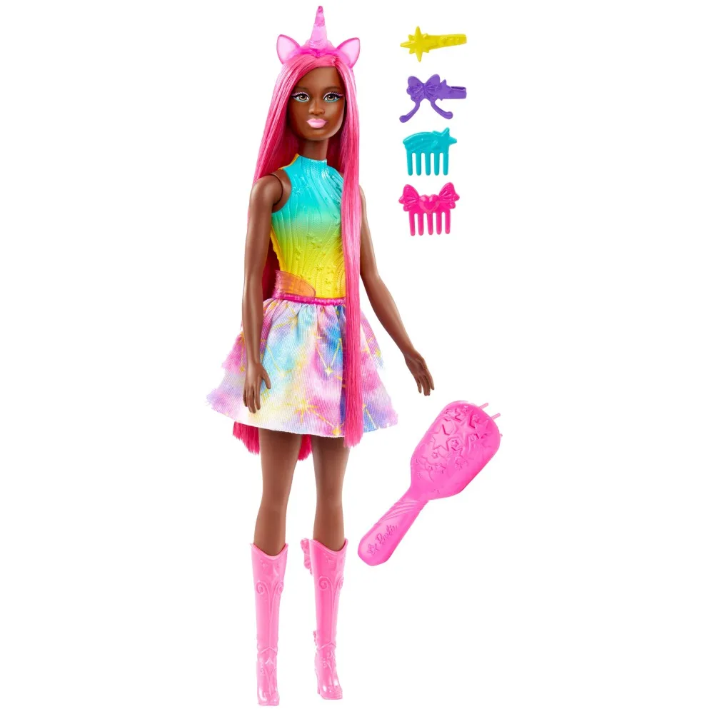Mattel HRR01 — Кукла Barbie Единорог с длинными волосами HRR01