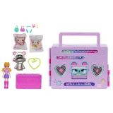 Mattel HRD65 — Игровой набор Polly Pocket Модная вечеринка с куклой и 16 аксессуарами HRD65 — фото 3