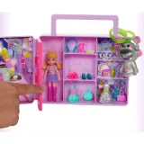 Mattel HRD65 — Игровой набор Polly Pocket Модная вечеринка с куклой и 16 аксессуарами HRD65 — фото 5