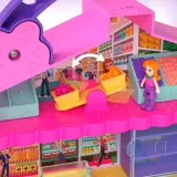 Mattel HRD45 — Игровой набор Polly Pocket Фруктовый супермаркет переносной с аксессуарами HRD45 — фото 5