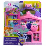 Mattel HRD45 — Игровой набор Polly Pocket Фруктовый супермаркет переносной с аксессуарами HRD45 — фото 6