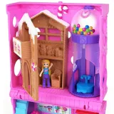 Mattel HNB03 — Компактный игровой набор Polly Pocket Магазин сладостей с 2 куколками HNB03 — фото 3