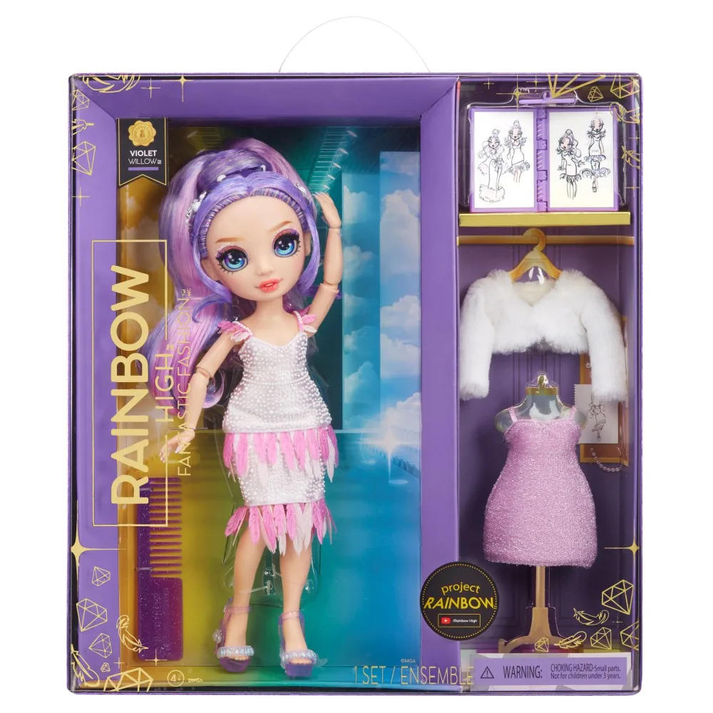 MGA Entertainment 587385 — Кукла Rainbow High Виолет Уиллоу Fantastic Fashion 587385