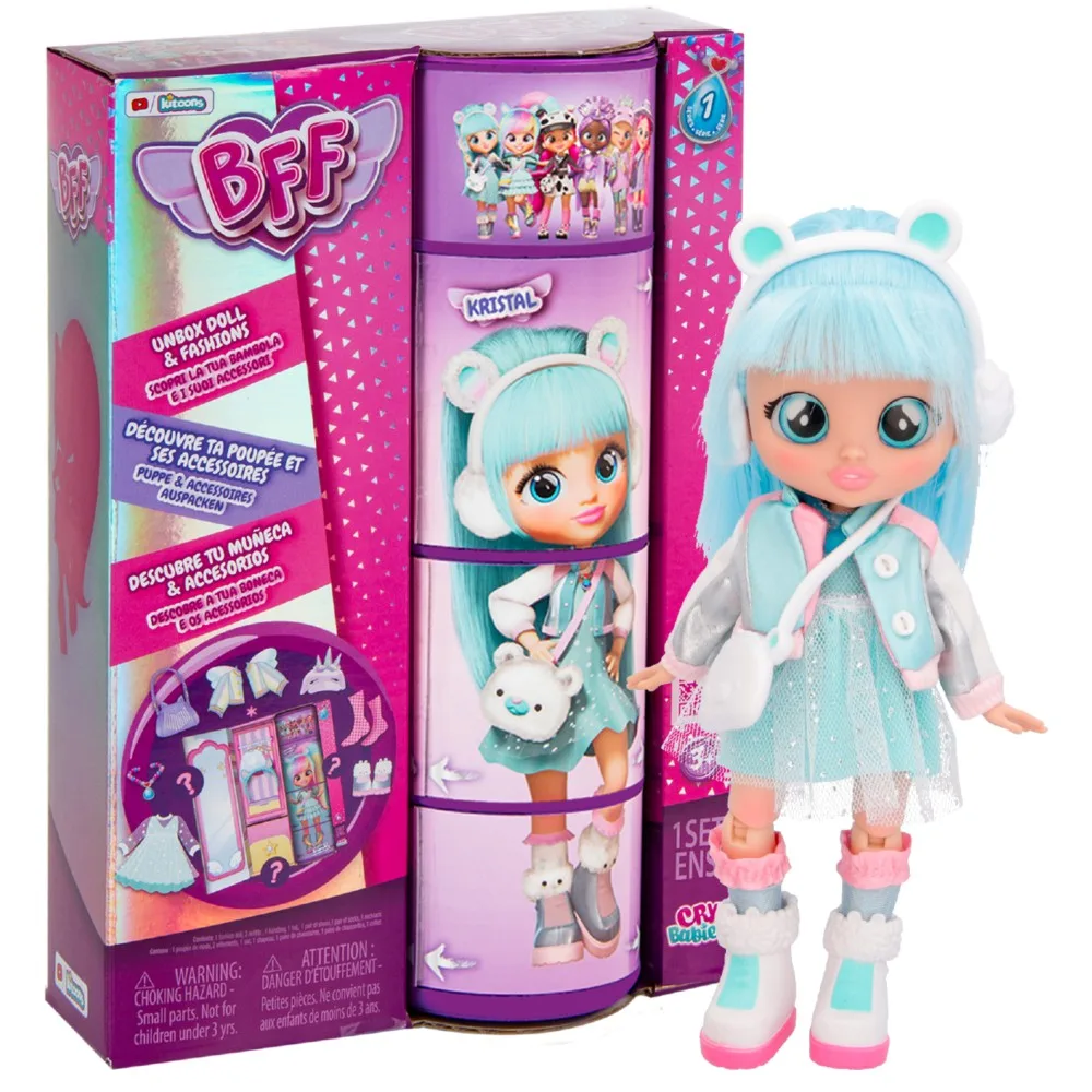 IMC Toys IMC904323 — Модная кукла Cry Babies BFF Кристал с аксессуарами IMC904323