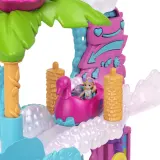 Mattel HHJ05 — Игровой набор Polly Pocket Мойка-фламинго с 2 куколками, зверюшками и машинкой HHJ05 — фото 4