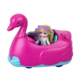 Mattel HHJ05 — Игровой набор Polly Pocket Мойка-фламинго с 2 куколками, зверюшками и машинкой HHJ05 — фото 6