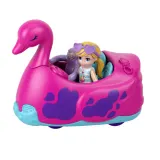 Mattel HHJ05 — Игровой набор Polly Pocket Мойка-фламинго с 2 куколками, зверюшками и машинкой HHJ05 — фото 7