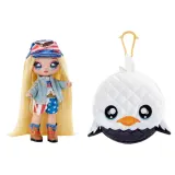 MGA Entertainment 579236EUC 579281 — Кукла MGA Na! Na! Na! Surprise Эрика Фезертон с сумочкой-помпоном 2-в-1 Glam 2 579281 — фото 1