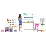 Mattel HCM85 — Игровой набор Barbie Художественная студия с куклой и аксессуарами HCM85 — фото 2
